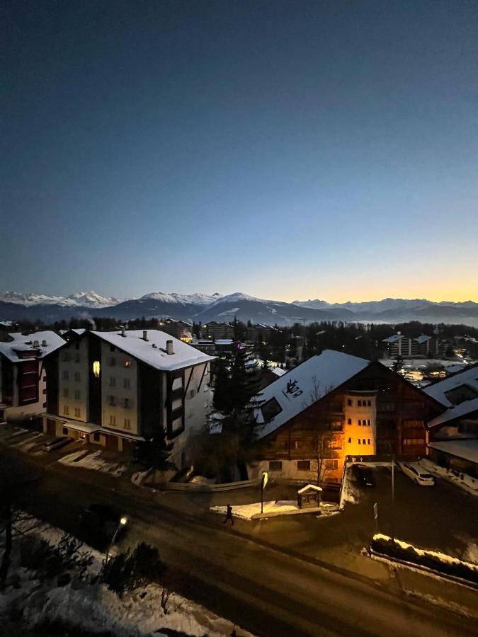 L'Eperon Center Crans Wonderful View Lägenhet Exteriör bild