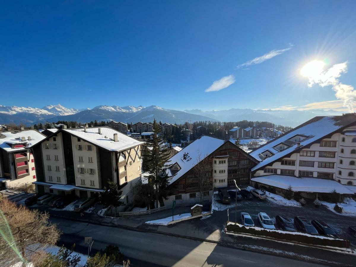 L'Eperon Center Crans Wonderful View Lägenhet Exteriör bild