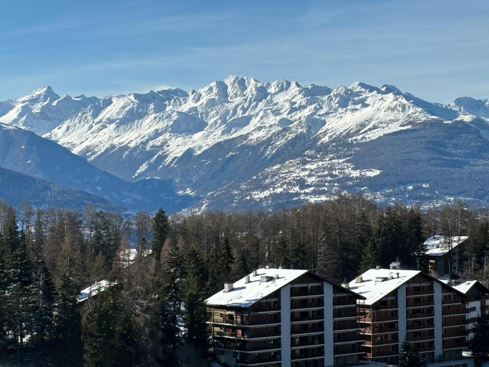 L'Eperon Center Crans Wonderful View Lägenhet Exteriör bild