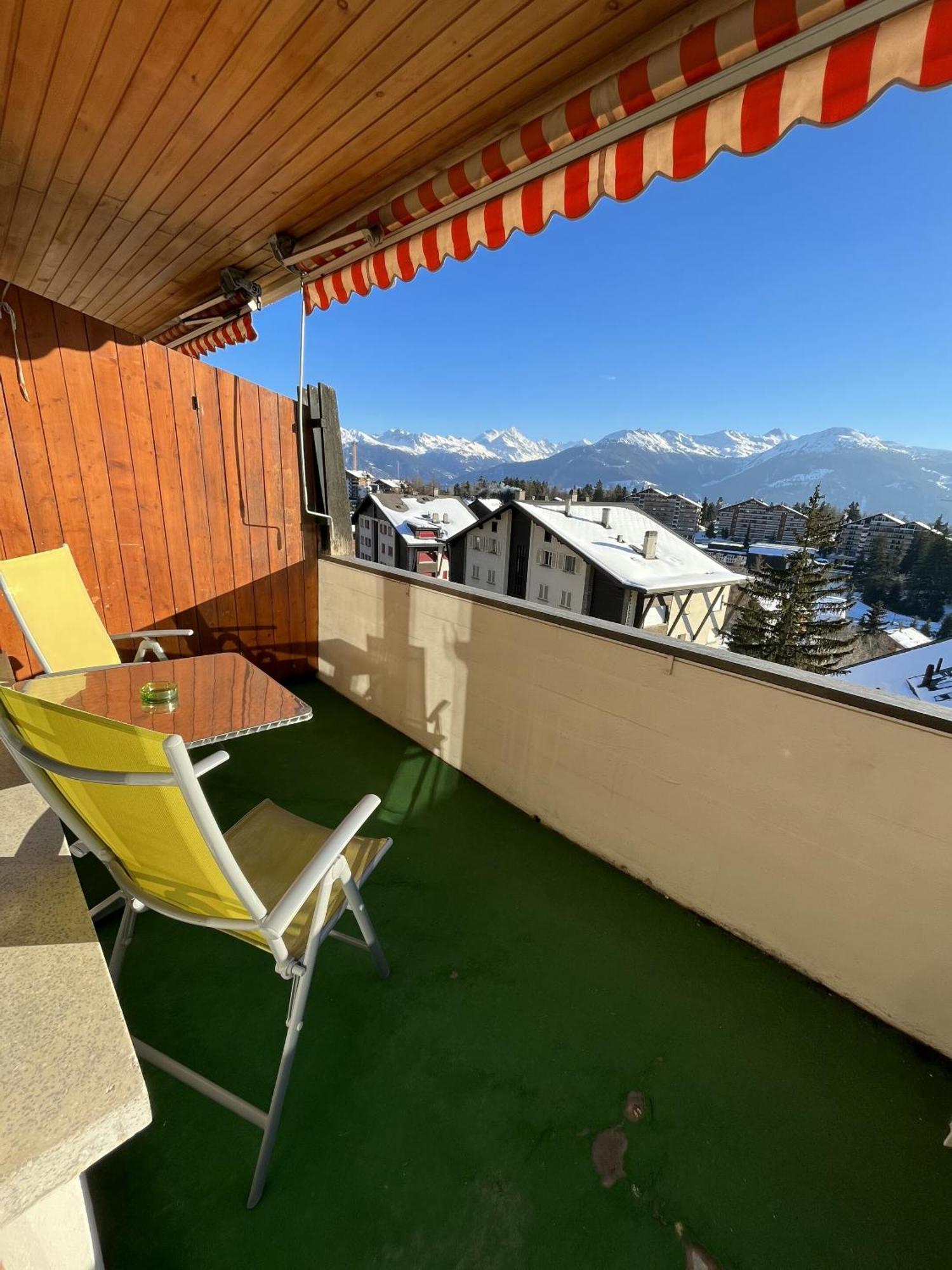 L'Eperon Center Crans Wonderful View Lägenhet Exteriör bild