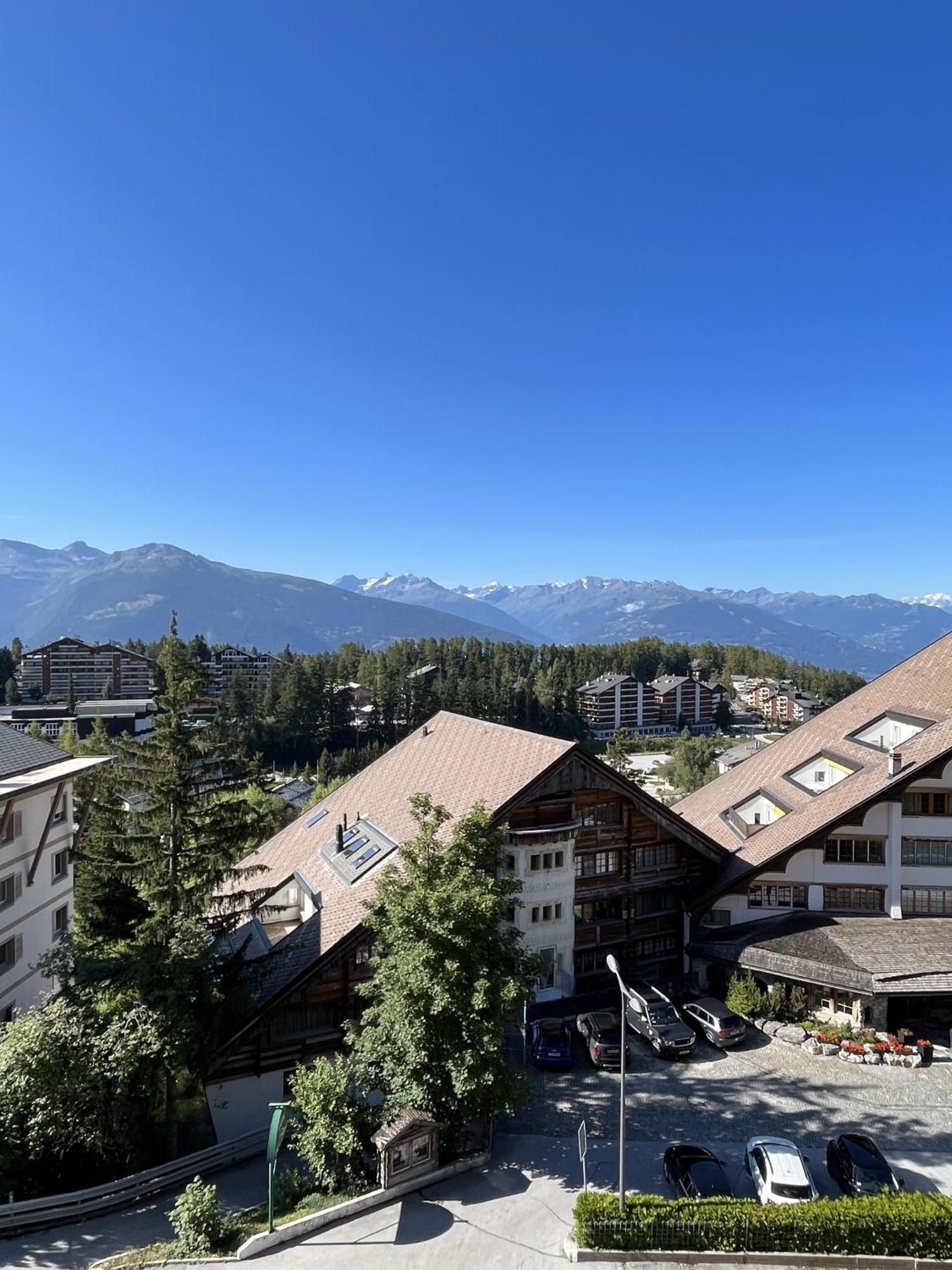 L'Eperon Center Crans Wonderful View Lägenhet Exteriör bild