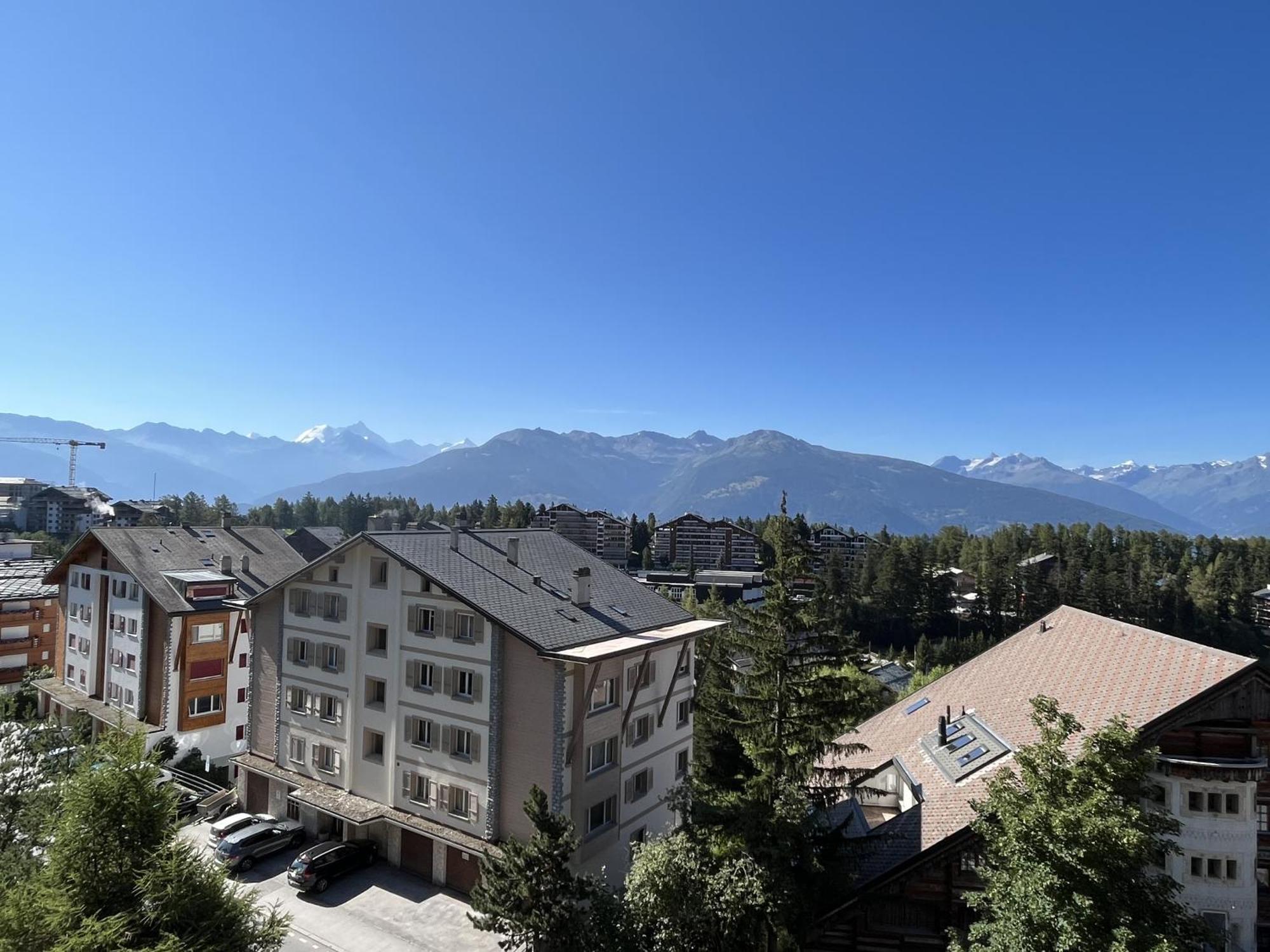 L'Eperon Center Crans Wonderful View Lägenhet Exteriör bild
