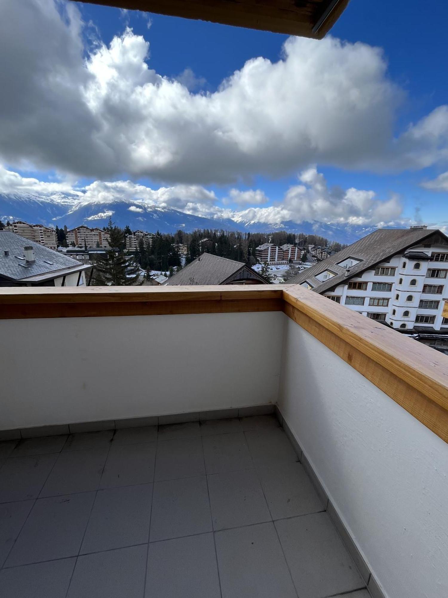 L'Eperon Center Crans Wonderful View Lägenhet Exteriör bild