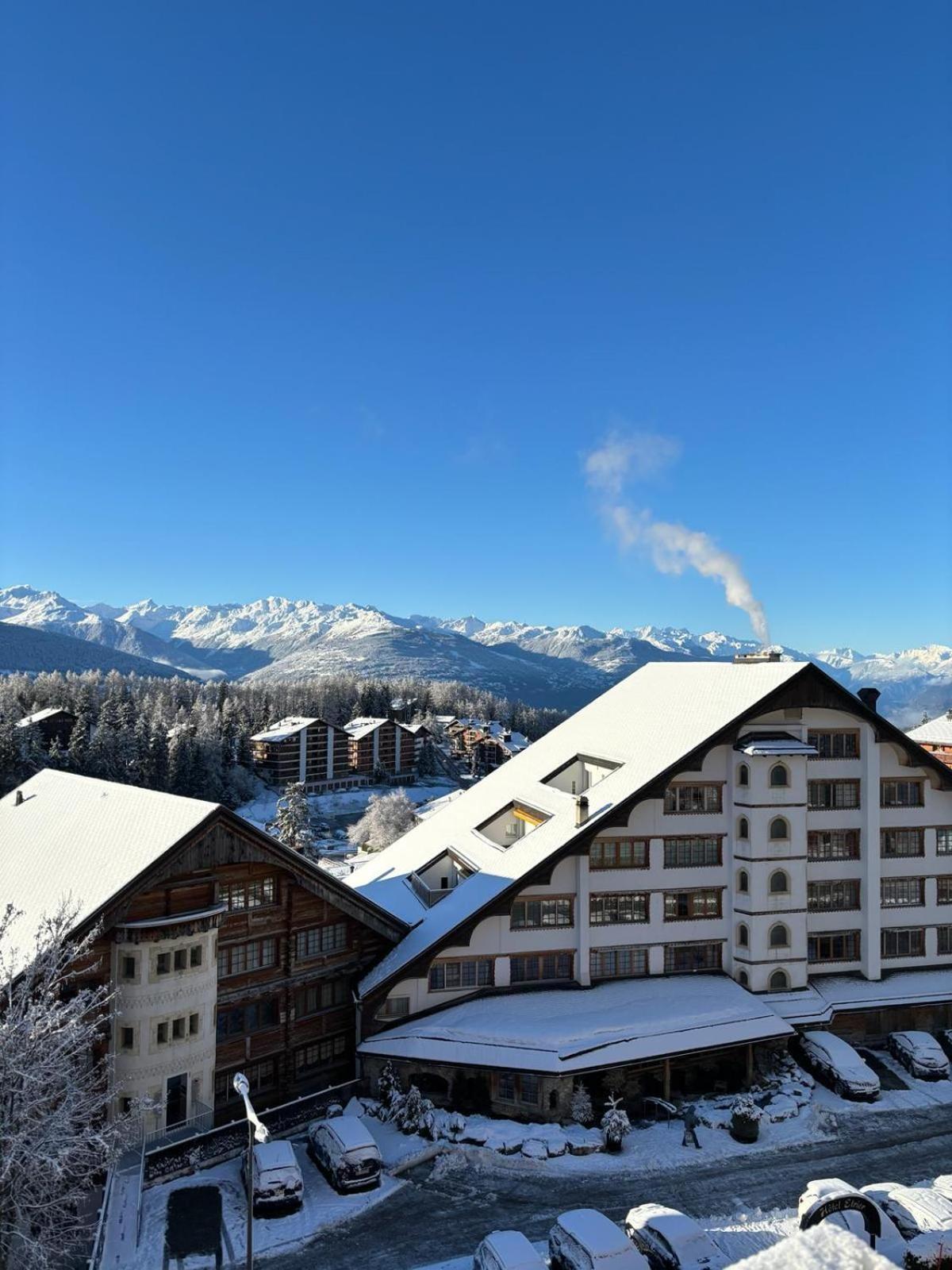 L'Eperon Center Crans Wonderful View Lägenhet Exteriör bild