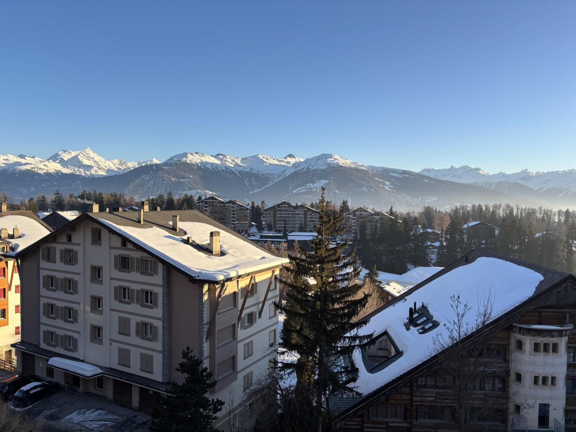 L'Eperon Center Crans Wonderful View Lägenhet Exteriör bild