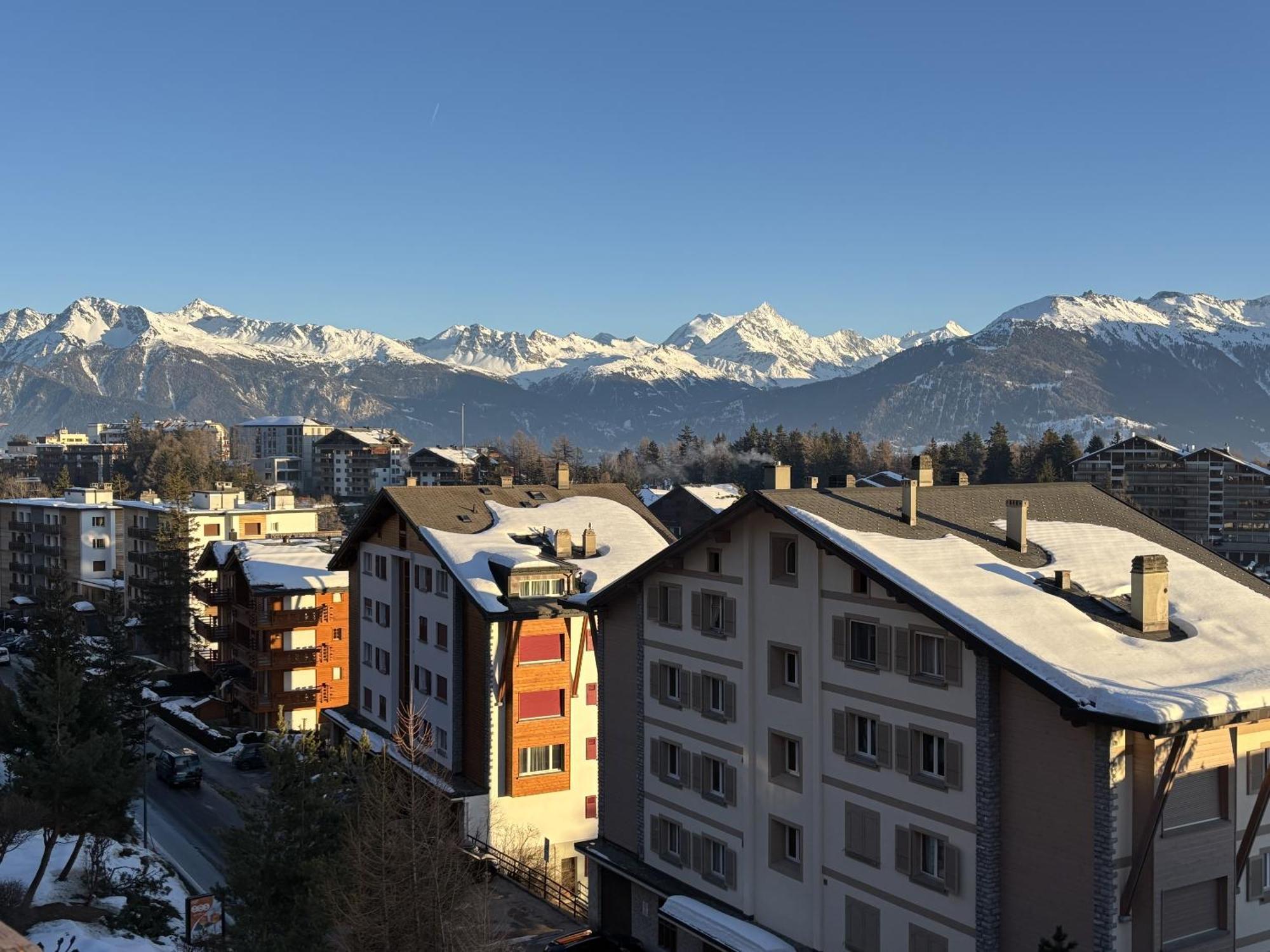 L'Eperon Center Crans Wonderful View Lägenhet Exteriör bild