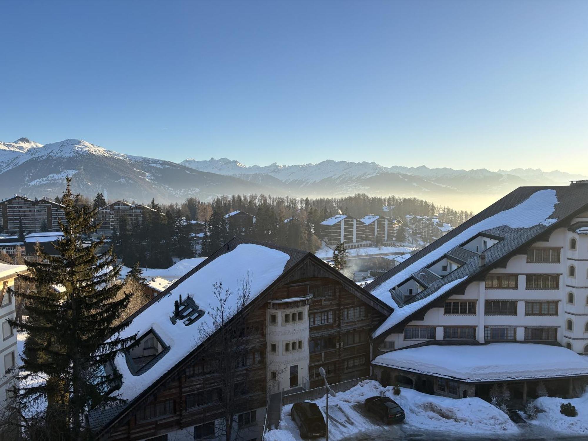 L'Eperon Center Crans Wonderful View Lägenhet Exteriör bild